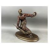 Vintage Bronze - Finish Resin Goalie Sculpture