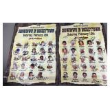Signed Ticket Master Posters Showdown Hockeytown