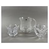 Vintage Orrefors Crystal Bowls & Eden Pitcher