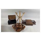 Lincoln Black Walnut Jewelry Box and More