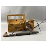Vtg Wooden Kiwi Shoe Groomer & More