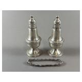 Sterling Silver Salt & Pepper Shakers & Bracelet
