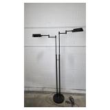 Dual Head Adjustable Pharmacy Floor Lamp