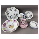 Vtg Floral Porcelain China