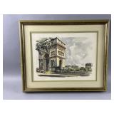 Framed/Signed Watercolor Art by Aldo Raimondi