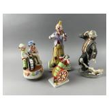 Vtg Flambro Emmett Kelly Jr. Figurine & More