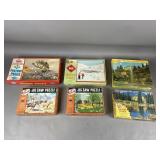 Vintage Jig Saw Puzzles (Lot of 6)