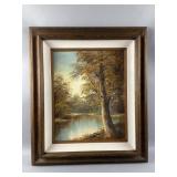 Framed/Signed Oil Painting on Canvas by Hanson