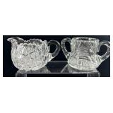 Beautiful American Brilliant Period Creamer & More