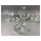 Vtg Clear Glass Lot