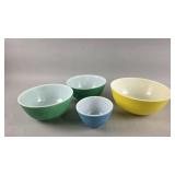 PYREX Primary Colors Nesting Mixing Bowls