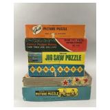 Vintage Six Puzzles Original Packaging