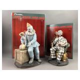 Vintage Flambro Two Porcelain Circus World Figures