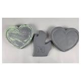 Heart and Michigan Mitten Statue