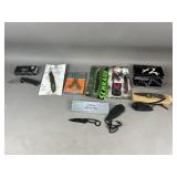 Various Pocket Knives and Cutting Tools Lot