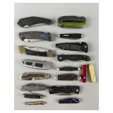 Collection of Assorted Pocket Knives & Multi-tools