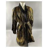 Vintage Japanese Silk Brocade Smoking Jacket/Robe