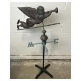 Cherub Weathervane With Display Stand