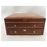 PCS Stamps & Coins Wooden Coin Display Case