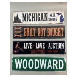 NIP Decorative Metal Street Signs