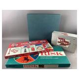 Vintage Boardgames Risk, Scrabble, Monopoly & More