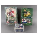 1991-92 Upper Deck & Fleer Football Card Boxes