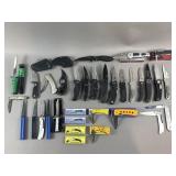 Large Lot Of Pocket Knives, Tactical Knives & More