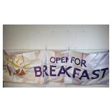 Tacobell Open for Breakfast Sign