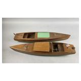 Wooden Speed Boat Models- Electra and Mercedes II