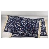 Vintage Fringed Entry Rugs