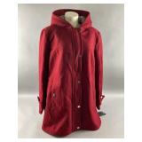 NWT London Fog Sherpa Lined Hood Wool JKT