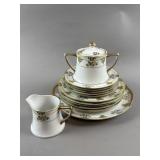 Vintage Floral Hand Painted Nippon China Set