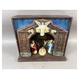 Vtg Royal Electric Co Nativity Scene