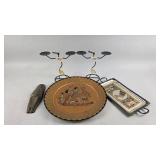 Egyptian Style Wall Plate, Tray and More