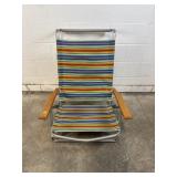 Vtg Folding Beach Chair