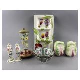 Floral Serving Tray, Hummingbird Feeder & More
