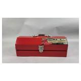 17 in Voyager Steel Tool Box with Tools