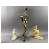 Art Deco Style Figurative Female Sculptures