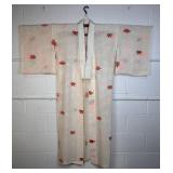 Authentic Vintage Silk Japanese Kimono Robe