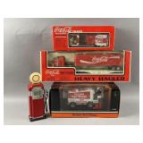 Vtg Coca-Cola Train, Tractor Trailer & More