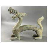 Vintage Han Dynasty Style Chinese Dragon Sculpture