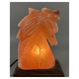 Himalayan Seahorse Bust Salt Light