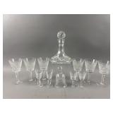 Vtg Crystal Decanter Set