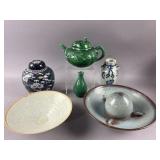 Assorted Asian Ceramic & Porcelain Vessels & More