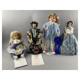 Collection of Vintage Porcelain Dolls
