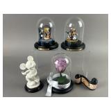 Vtg. Disney Display Globes, Bisque Mickey & More