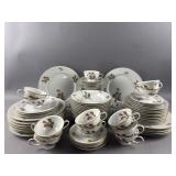 "Petal Lane" (Moss Rose) Pattern Porcelain China