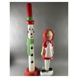 Empire/Union  Blow Molds Snowman/Raggedy Ann
