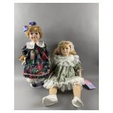 Vintage William Tung Porcelain Dolls
