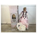 Large Porcelain Collectorï¿½s Doll by Rustie